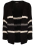 SASSYCLASSY Cardigan dimensiuni mari gri / negru / alb - Pled.ro