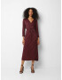 Scalpers Rochie 'Camou' roșu burgundy / roșu pastel - Pled.ro