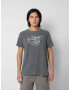 Scalpers Tricou 'Club Tee' gri / gri deschis - Pled.ro