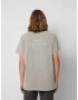 Scalpers Tricou gri taupe / alb - Pled.ro