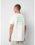 Scalpers Tricou verde pastel / alb murdar - Pled.ro