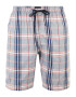 SCHIESSER Pantaloni de pijama bleumarin / gri deschis / roz pastel / alb - Pled.ro