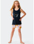 SCHIESSER Pijamale 'Happy Summer' portocaliu / roz / negru - Pled.ro