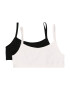 SCHIESSER Sutien negru / alb - Pled.ro