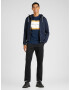 SCOTCH & SODA Hanorac 'Essential' bleumarin / alb - Pled.ro