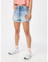 SCOTCH & SODA Jeans 'Boyfriend shorts — Back to Nature' albastru denim / galben / mov pastel / roșu - Pled.ro