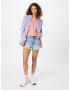 SCOTCH & SODA Jeans 'Boyfriend shorts — Back to Nature' albastru denim / galben / mov pastel / roșu - Pled.ro