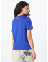 SCOTCH & SODA Tricou albastru cobalt / alb - Pled.ro