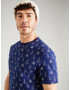 SCOTCH & SODA Tricou bleumarin / alb - Pled.ro