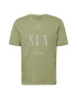 SCOTCH & SODA Tricou gri deschis / verde deschis / negru - Pled.ro