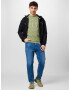 SCOTCH & SODA Tricou gri deschis / verde deschis / negru - Pled.ro