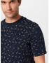 SCOTCH & SODA Tricou nisipiu / bleumarin - Pled.ro