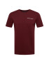 SCOTCH & SODA Tricou roșu burgundy / alb - Pled.ro