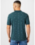 SCOTCH & SODA Tricou verde mentă / verde pin / alb - Pled.ro