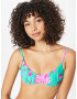 Seafolly Sutien costum de baie 'Sweetheart' verde jad / roz / roz închis - Pled.ro