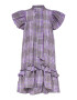 SELECTED FEMME Rochie 'Malike' maro / mauve / alb murdar - Pled.ro