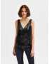 SELECTED FEMME Top 'Miley' negru - Pled.ro