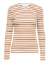 SELECTED FEMME Tricou 'Anna' portocaliu homar / alb - Pled.ro