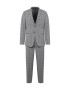 SELECTED HOMME Costum 'JOSH' gri metalic / portocaliu pastel / alb - Pled.ro