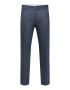 SELECTED HOMME Pantaloni cu dungă 'Logan' albastru noapte / gri deschis - Pled.ro