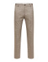 SELECTED HOMME Pantaloni 'Mylologan' maro / maro caramel / maro deschis / alb - Pled.ro