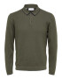 SELECTED HOMME Pulover 'HANK' bleumarin / verde închis - Pled.ro