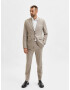 SELECTED HOMME Sacou Business 'Nick' nisipiu / alb - Pled.ro