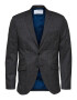 SELECTED HOMME Sacou Business 'TIMELOGAN' albastru închis / gri / negru - Pled.ro