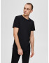 SELECTED HOMME Tricou albastru închis / negru / alb - Pled.ro