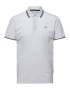 SELECTED HOMME Tricou 'Aze' bleumarin / alb - Pled.ro