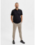 SELECTED HOMME Tricou 'Aze' gri / negru - Pled.ro