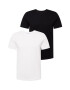 SELECTED HOMME Tricou 'Cormac' negru / alb - Pled.ro