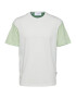 SELECTED HOMME Tricou 'Dominic' verde / verde deschis / alb - Pled.ro