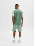 SELECTED HOMME Tricou 'Dominic' verde / verde deschis / alb - Pled.ro