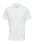 SELECTED HOMME Tricou 'Fave' alb - Pled.ro