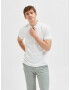 SELECTED HOMME Tricou 'Fave' alb - Pled.ro