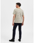 SELECTED HOMME Tricou 'GUNNER' crem / kaki / verde stuf - Pled.ro