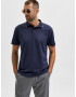 SELECTED HOMME Tricou 'Leroy' bleumarin / alb - Pled.ro