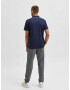 SELECTED HOMME Tricou 'Leroy' bleumarin / alb - Pled.ro