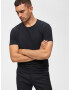 SELECTED HOMME Tricou negru - Pled.ro