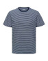 SELECTED HOMME Tricou 'Norman' bleumarin / alb - Pled.ro