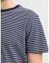 SELECTED HOMME Tricou 'Norman' bleumarin / alb - Pled.ro