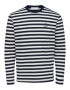 SELECTED HOMME Tricou 'Ricky' bleumarin / alb - Pled.ro