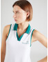 Sergio Tacchini Rochie sport 'MONZA' verde petrol / alb - Pled.ro