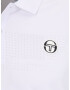 Sergio Tacchini Tricou funcțional negru / alb - Pled.ro