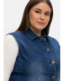 SHEEGO Vestă albastru denim - Pled.ro