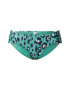 Shiwi Slip costum de baie 'Luxe Leopard' verde mentă / negru / alb - Pled.ro