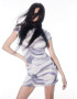 SHYX Rochie 'Cay' gri / lila / alb - Pled.ro