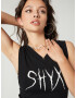 SHYX Tricou 'Kora' negru / alb - Pled.ro