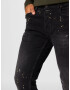 SikSilk Jeans galben / negru denim / alb - Pled.ro